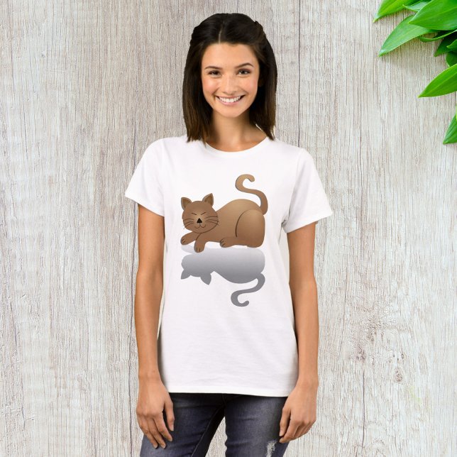 Sleepy Cat T-Shirt (Creator Uploaded)