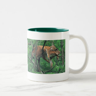 Sleepy Cats Two-Tone Coffee Mug