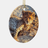 Sunset Cheetah Ornament – cinder + salt