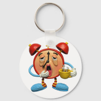 Sleepy Clock Keychain