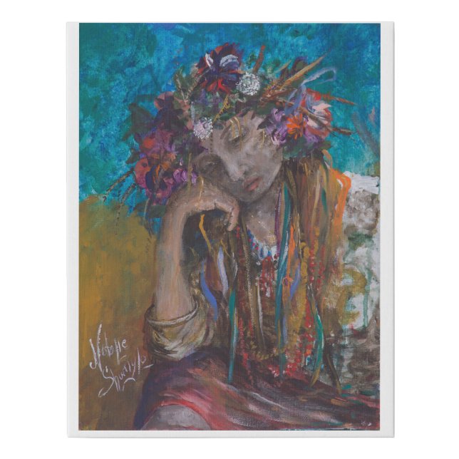 sleepy dancer by Natalie Shumylo Faux Canvas Print (Front)