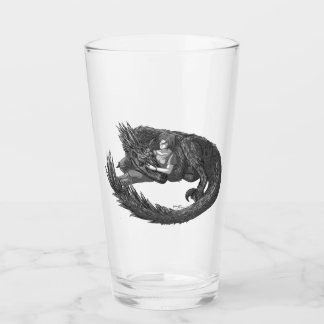 Sleepy Dinosaur Glass