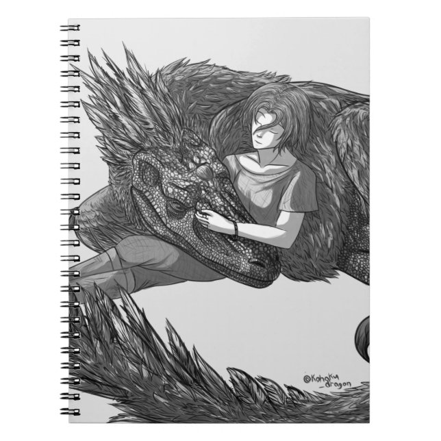 Sleepy Dinosaur Notebook (Front)