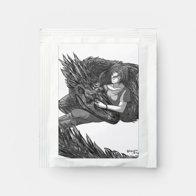 Sleepy Dinosaur Tea Bag Drink Mix (Front)