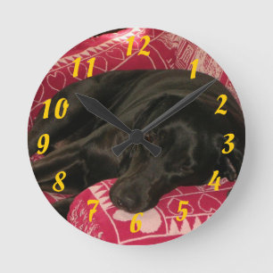 Sleepy Dog Clock