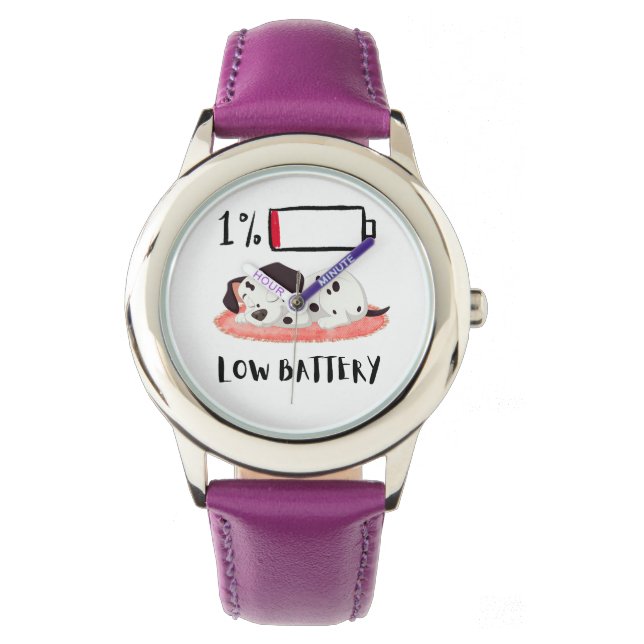 Sleepy Dog Design Watch (Front)