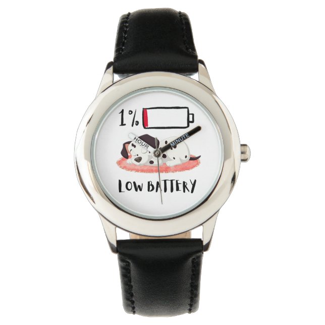 Sleepy Dog Design Watch (Front)