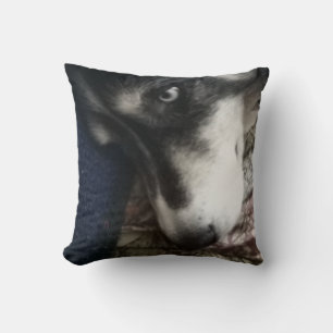 Sleepy Dog Throw Pillow