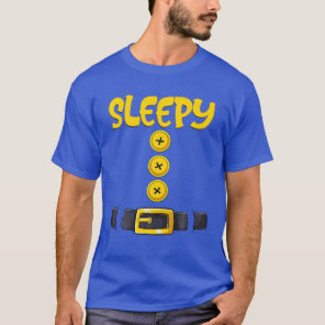Sleepy Dwarf Halloween Costume Funny Gift Idea Sle T-Shirt