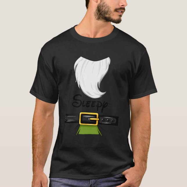 Sleepy Dwarf Halloween Sleepy Dwarf Theme T-Shirt (Front)
