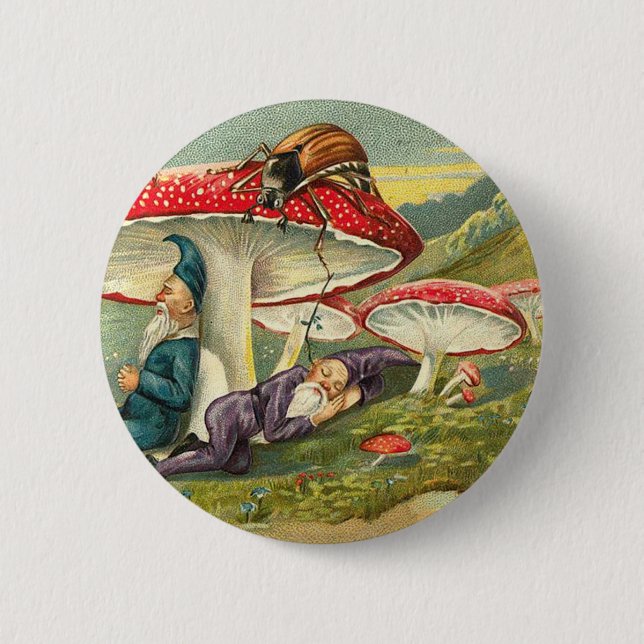 Sleepy Elves Button (Front)