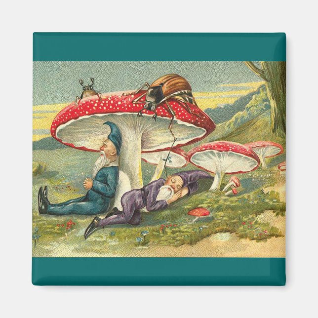 Sleepy Elves Magnet (Front)