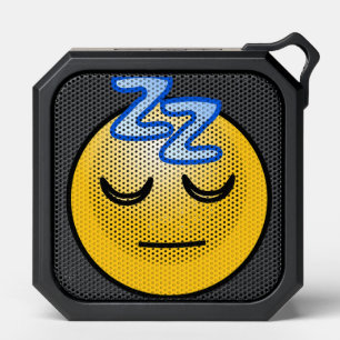 SLEEPY EMOJI BlueTooth Speaker, Style:Blackwate Bluetooth Speaker