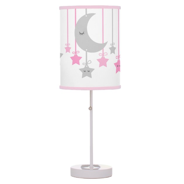 sleepy moon lampshade