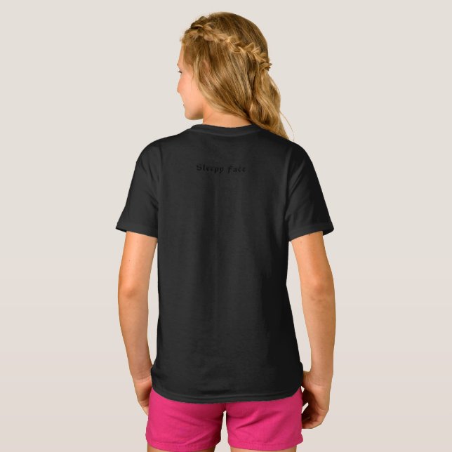 Sleepy Face: Boys' T-Shirt (Back Full)