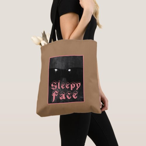 Sleepy Face Collection Custom All_Over_Print Tote