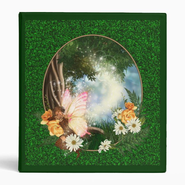 Sleepy Fairy Avery School Notebook Binder (Front)