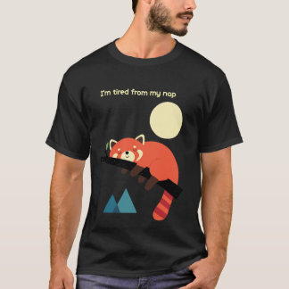 Sleepy Fox — Cute Nap Time Design T-Shirt