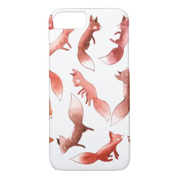 Sleepy Foxes Iphone 8/7 Case by BethanyIllustration at Zazzle
