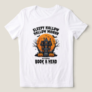 Sleepy Hallow Manor Haunted House Halloween Tri-Blend Shirt