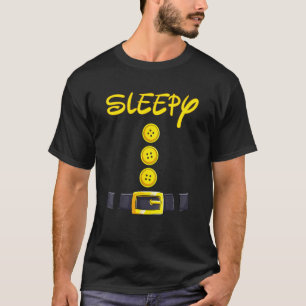 Sleepy Halloween Dwarf Costume Color Matching 3 T-Shirt