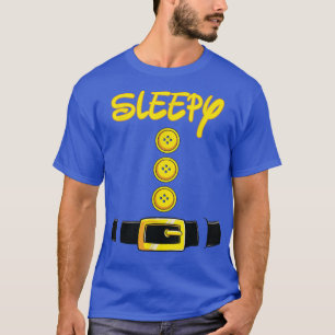 Sleepy Halloween Dwarf Costume Color Matching T-Shirt