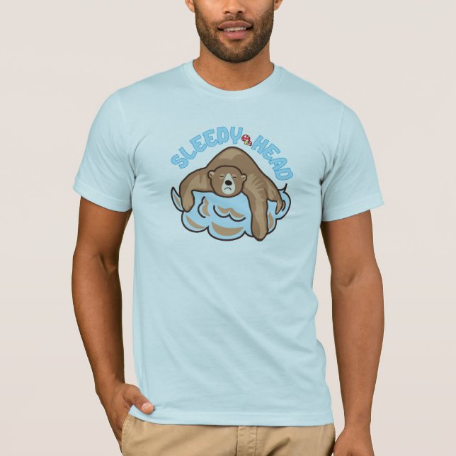 Sleepy head bear T-Shirt (Front)