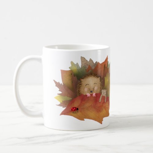 Sleepy hedgehog born to be wild mug