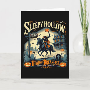 Sleepy Hollow Breakfast Spooky Halloween Card