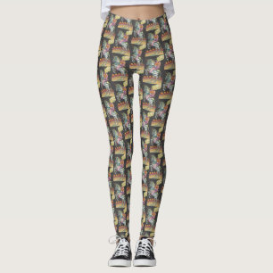 SLEEPY HOLLOW CIRCUS CLOWN, UNICORN ZEBRA LEGGINGS