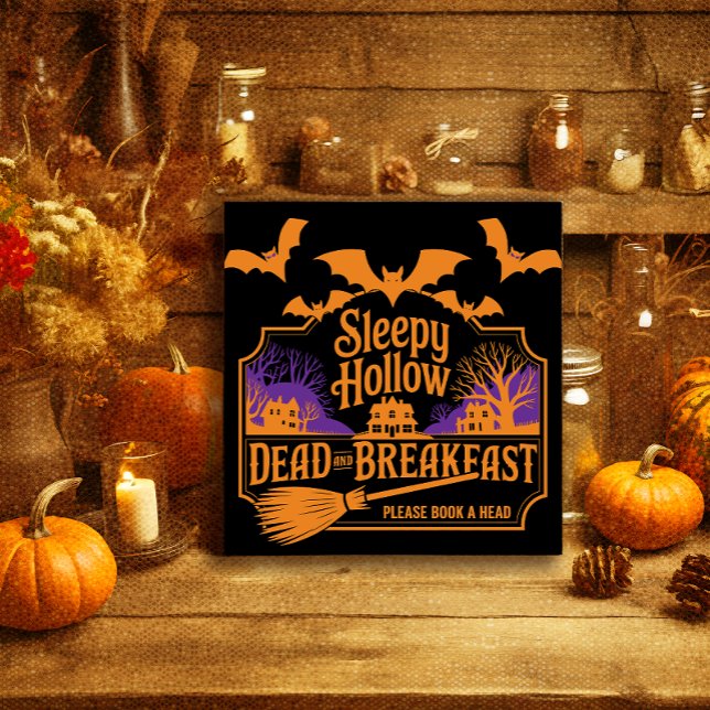 Sleepy Hollow Dead and Breakfast Halloween Poster (Creator Uploaded)
