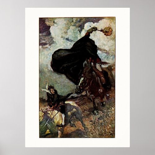 Sleepy Hollow He Saw the Goblin Rising Poster