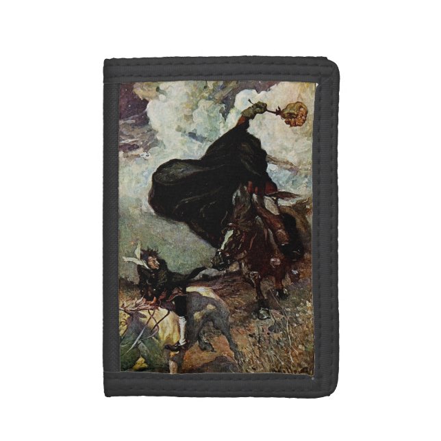 Sleepy Hollow: He Saw the Goblin Rising Tri-fold Wallet (Front Vertical)