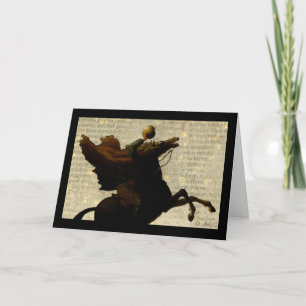 Sleepy Hollow Headless Horseman / Pumpkin Card