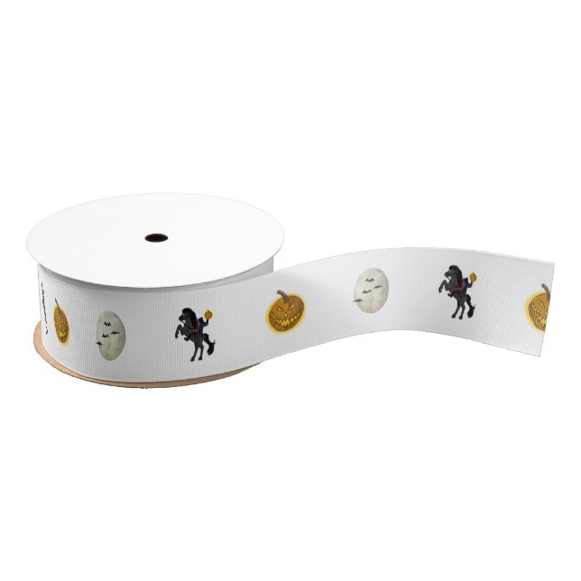 Sleepy Hollow Headless Horseman Spooky Halloween Grosgrain Ribbon (Spool)