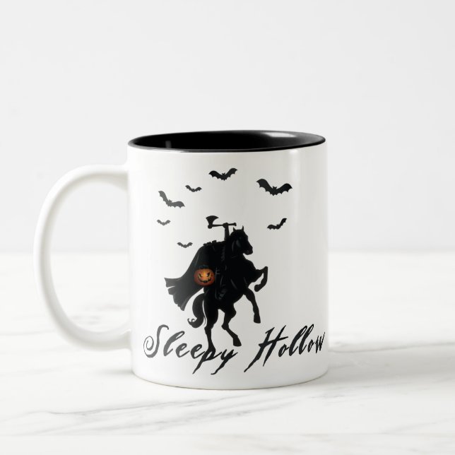 Sleepy Hollow Headless Horseman Two-Tone Coffee Mug (Left)