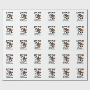 Sleepy Hollow Headless Horseman Vintage Halloween Wrapping Paper