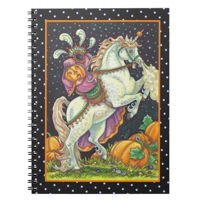 SLEEPY HOLLOW HEADLESS HORSEWOMAN, HALLOWEEN NOTEBOOK (Front)