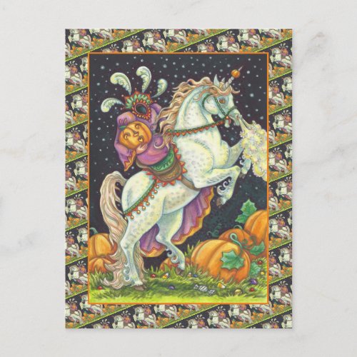 SLEEPY HOLLOW HEADLESS HORSEWOMAN, HALLOWEEN POSTCARD