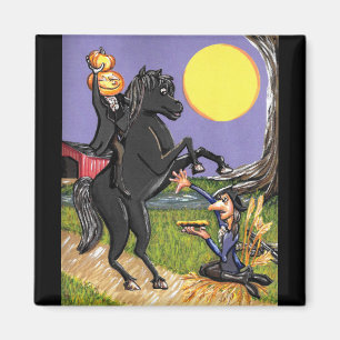 Sleepy Hollow Ichabod Headless Horseman exchange Magnet