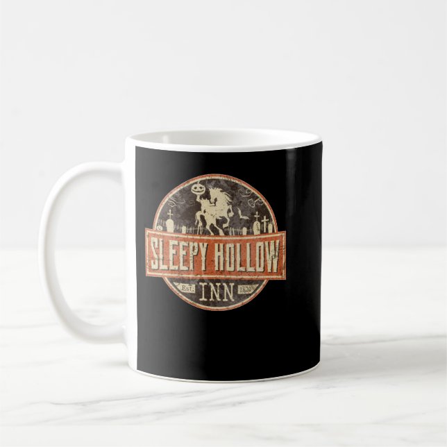 Sleepy Hollow INN Halloween headless horseman Pull Coffee Mug (Left)