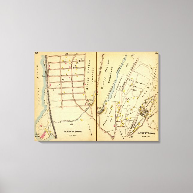 Sleepy Hollow, New York 2 Canvas Print (Front)
