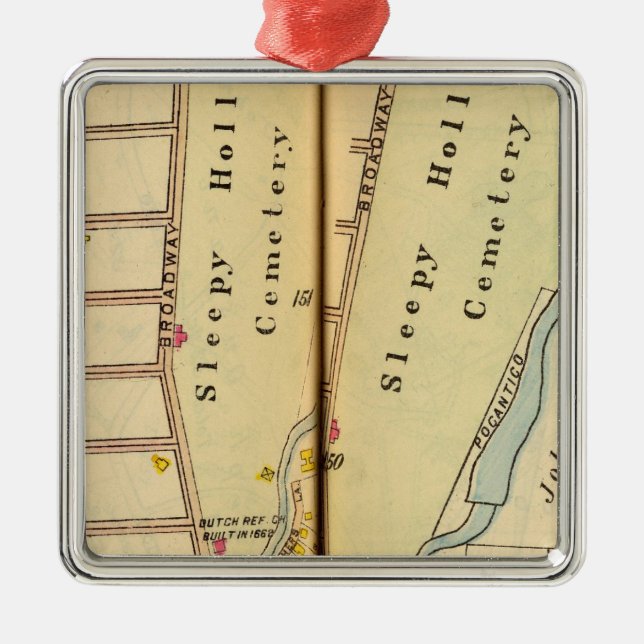 Sleepy Hollow, New York Metal Ornament (Front)