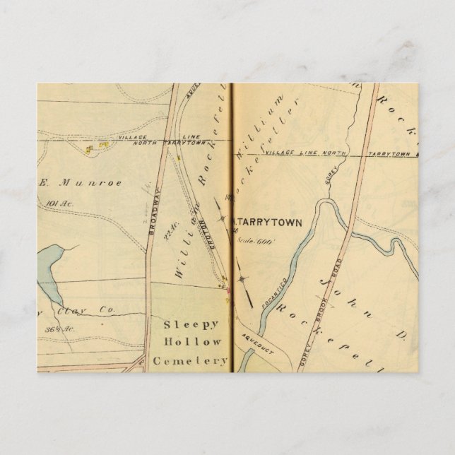 Sleepy Hollow, New York Postcard (Front)