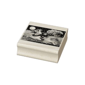 SLEEPY HOLLOW SCARECROW, HALLOWEEN RUBBER STAMP | Zazzle