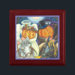 SLEEPY HOLLOW WEDDING, BRIDE / GROOM TILE GIFT BOX<br><div class="desc">BRIDE AND GROOM HAVE LOST THEIR HEADS OVER ONE ANOTHER.  FUN FOR HALLOWEEN COUPLES.  HEADLESS HORSEMAN CERAMIC TILE GIFT BOX Mahogany *Customize ... . Look For Matching Items          Susan Brack Design</div>