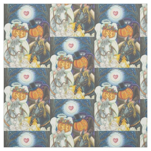 SLEEPY HOLLOW WEDDING HALLOWEEN FABRIC Repeat