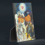 SLEEPY HOLLOW WEDDING, HEADLESS HORSEMAN & BRIDE PLAQUE<br><div class="desc">PERFECT FOR A HALLOWEEN COUPLE!  WOULD MAKE A SPOOKTACULAR GIFT OR ACCENT FOR SEASONAL DECORATING.  SLEEPY HOLLOW FOLK ART - TABLETOP PLAQUE/EASEL - (Any Borders Or Trim Are Part Of Printed Image) *Customize ... ...  Look For More Items Susan Brack Designs</div>