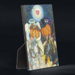 SLEEPY HOLLOW WEDDING, HEADLESS HORSEMAN & BRIDE PLAQUE<br><div class="desc">PERFECT FOR A HALLOWEEN COUPLE!  WOULD MAKE A SPOOKTACULAR GIFT OR ACCENT FOR SEASONAL DECORATING.  SLEEPY HOLLOW FOLK ART - TABLETOP PLAQUE/EASEL - (Any Borders Or Trim Are Part Of Printed Image) *Customize ... ...  Look For More Items Susan Brack Designs</div>