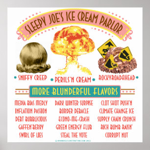 Sleepy Joe's Ice Cream Parlor Poster